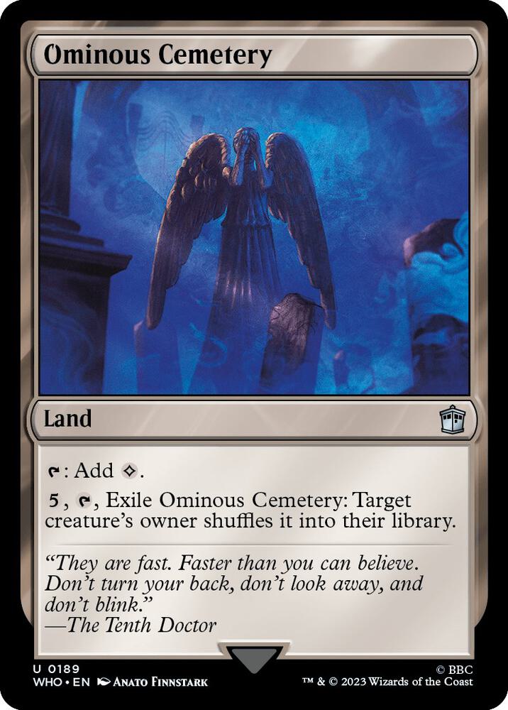 Ominous Cemetery [Universes Beyond: Doctor Who] 189