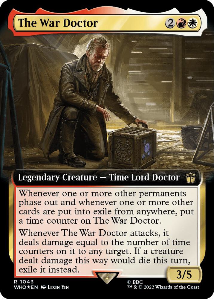 The War Doctor (Extended Art) (Surge Foil) [Universes Beyond: Doctor Who] 1043