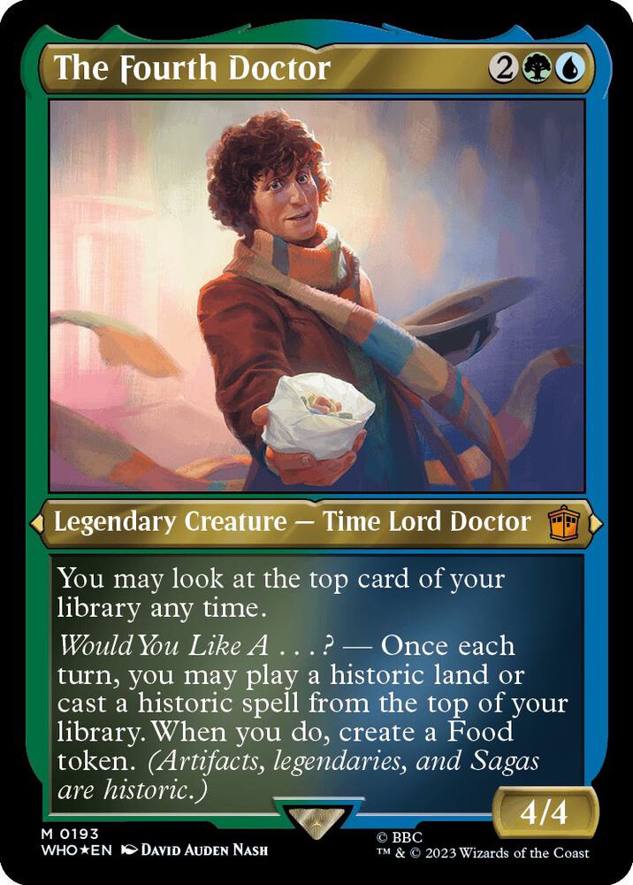 The Fourth Doctor (Display Commander) - Thick Stock [Universes Beyond: Doctor Who] 193