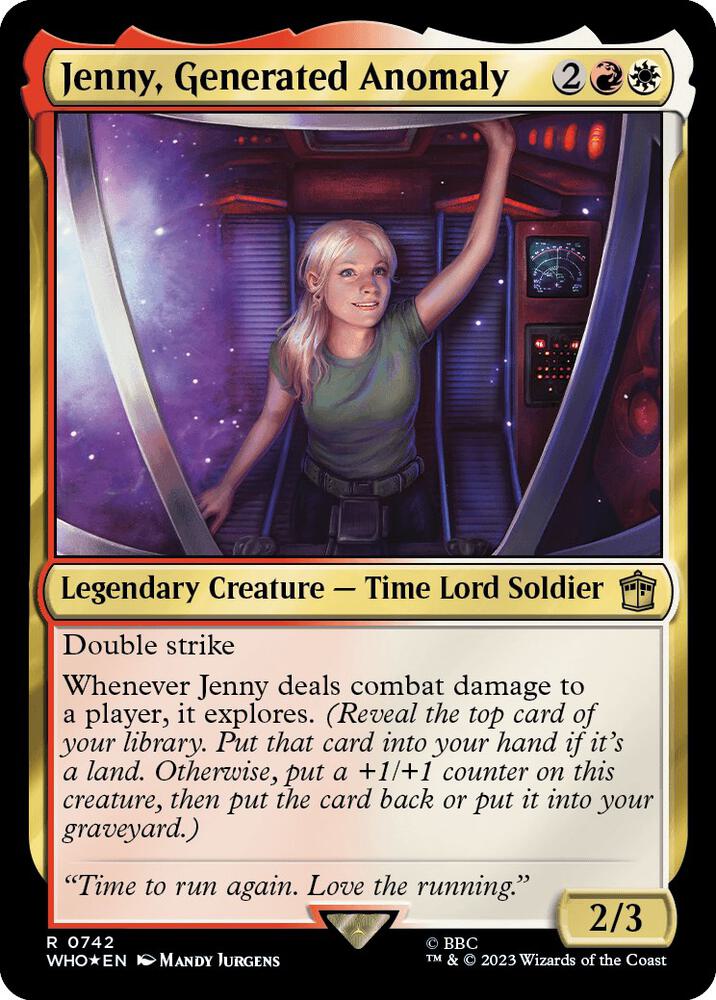 Jenny, Generated Anomaly (Surge Foil) [Universes Beyond: Doctor Who] 742