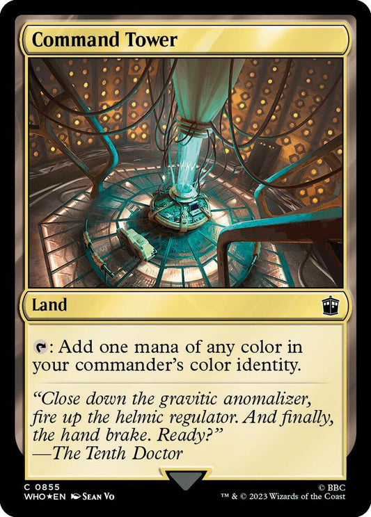 Command Tower (0855) (Surge Foil) [Universes Beyond: Doctor Who] 855