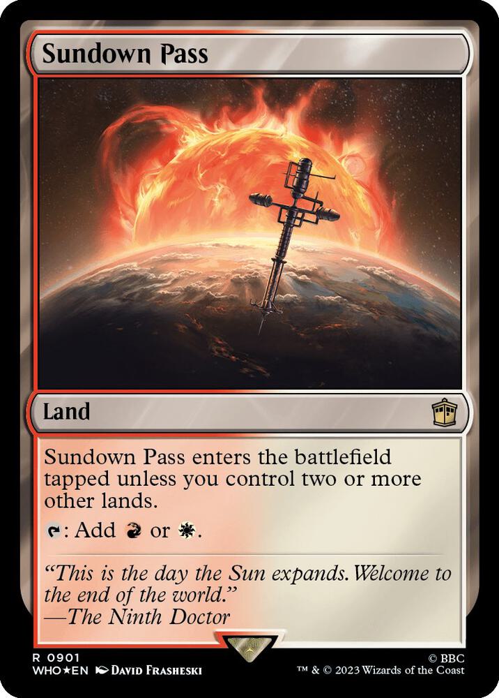Sundown Pass (Surge Foil) [Universes Beyond: Doctor Who] 901