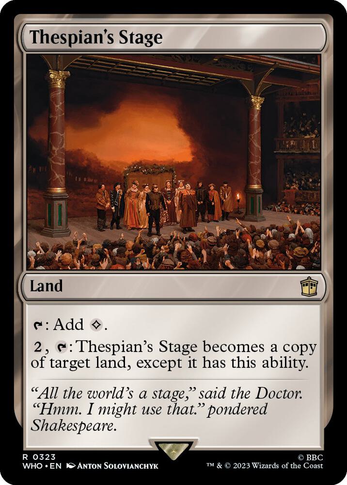 Thespian's Stage [Universes Beyond: Doctor Who] 323