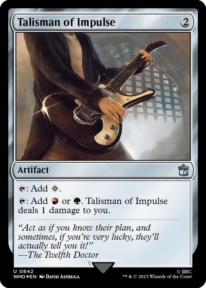 Talisman of Impulse (Surge Foil) [Universes Beyond: Doctor Who] 842
