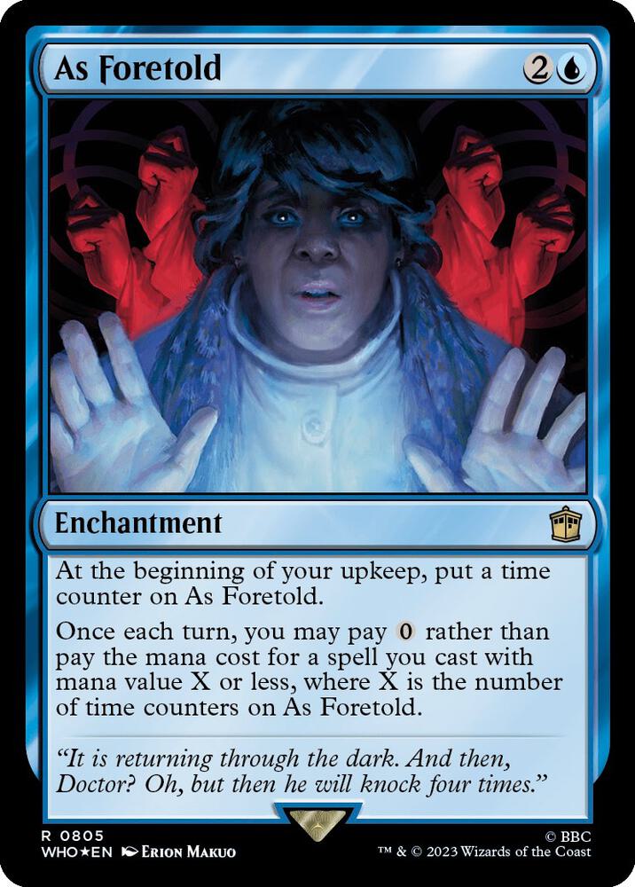 As Foretold (Surge Foil) [Universes Beyond: Doctor Who] 805