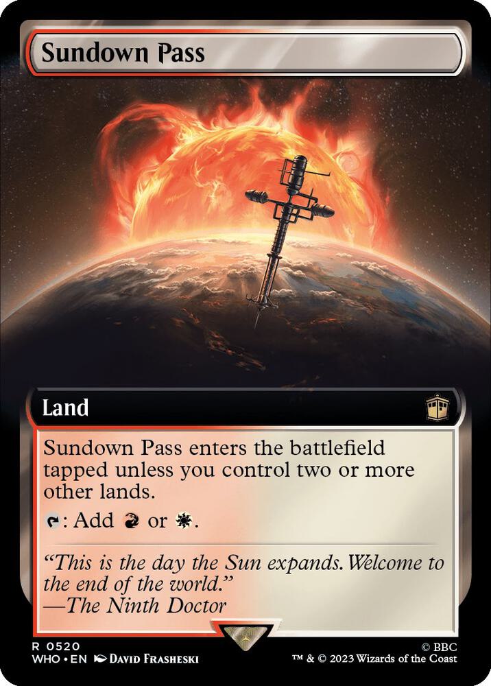 Sundown Pass (Extended Art) [Universes Beyond: Doctor Who] 520