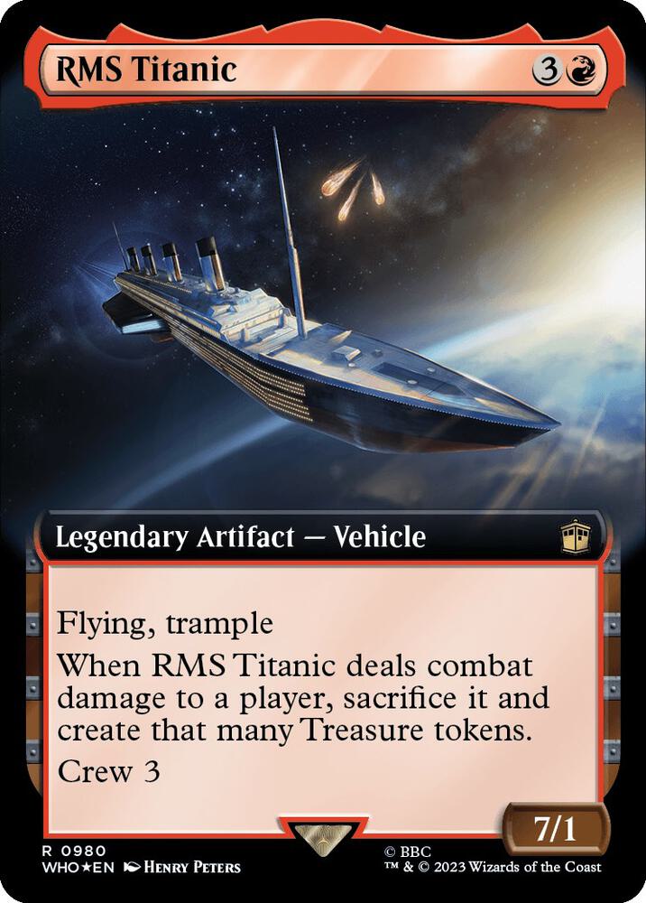 RMS Titanic (Extended Art) (Surge Foil) [Universes Beyond: Doctor Who] 980