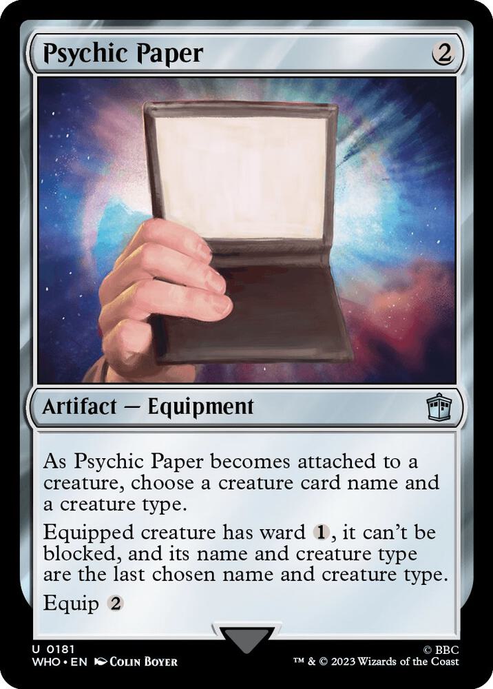 Psychic Paper [Universes Beyond: Doctor Who] 181