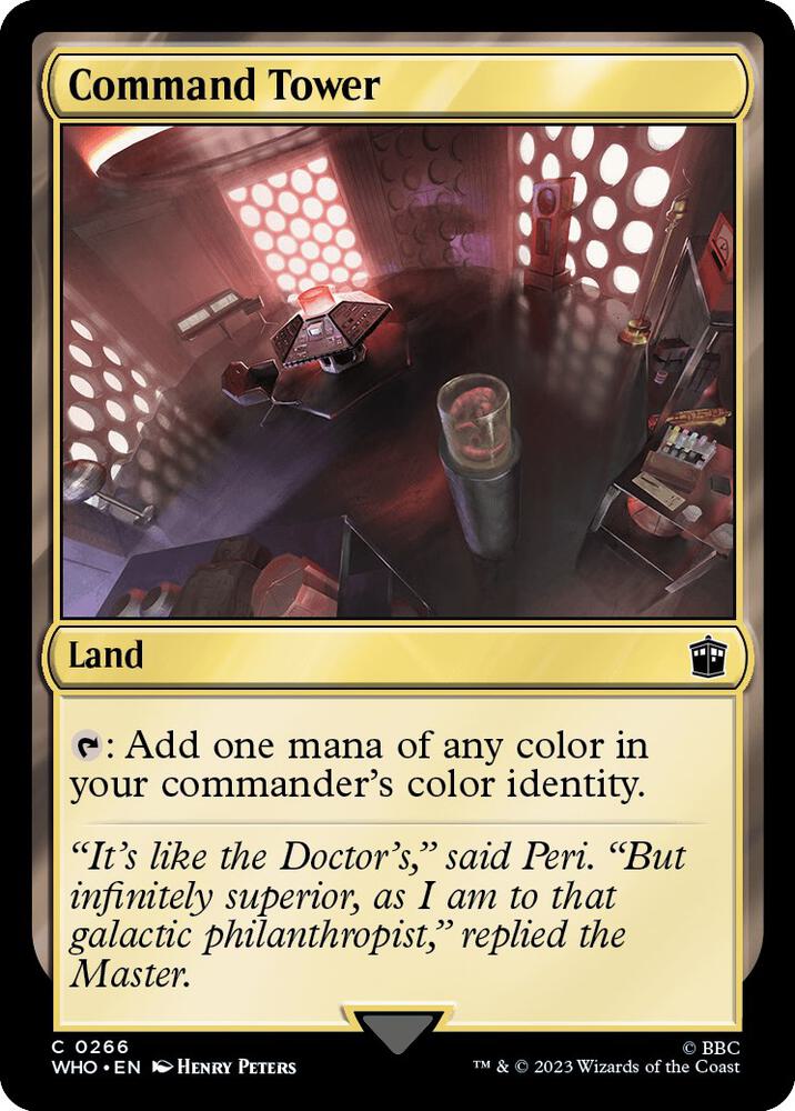 Command Tower (0266) [Universes Beyond: Doctor Who] 266