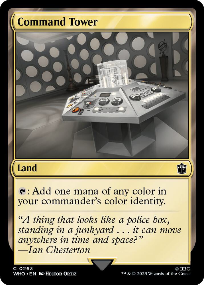 Command Tower (0263) [Universes Beyond: Doctor Who] 263