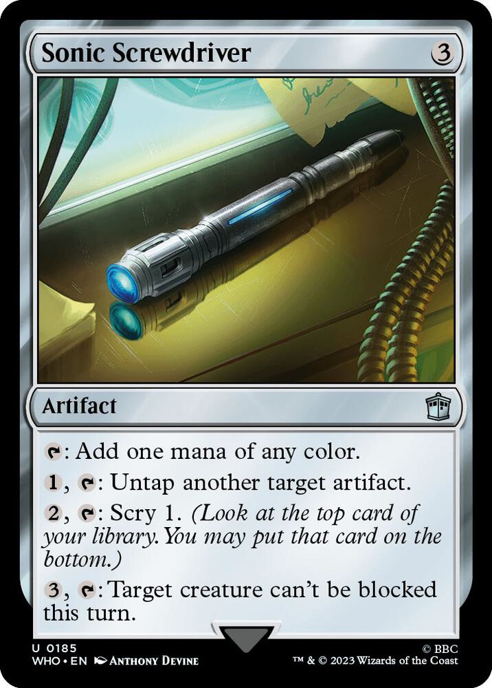 Sonic Screwdriver (0185) [Universes Beyond: Doctor Who] 185