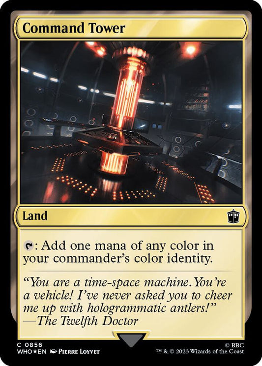 Command Tower (0856) (Surge Foil) [Universes Beyond: Doctor Who] 856