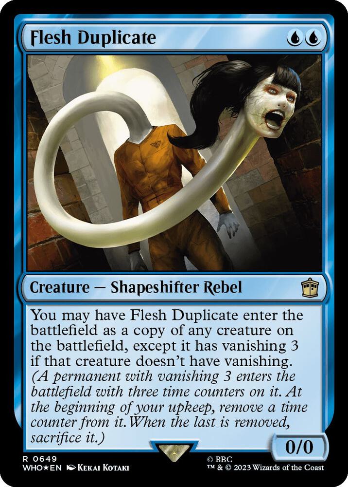 Flesh Duplicate (Surge Foil) [Universes Beyond: Doctor Who] 649