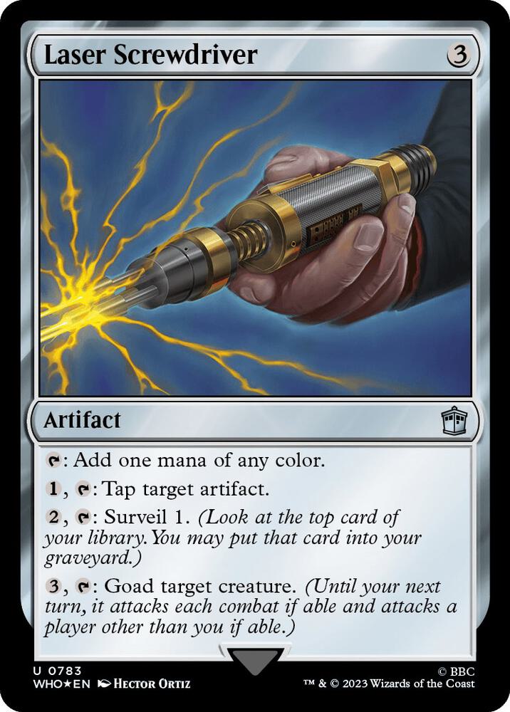 Laser Screwdriver (Surge Foil) [Universes Beyond: Doctor Who] 783