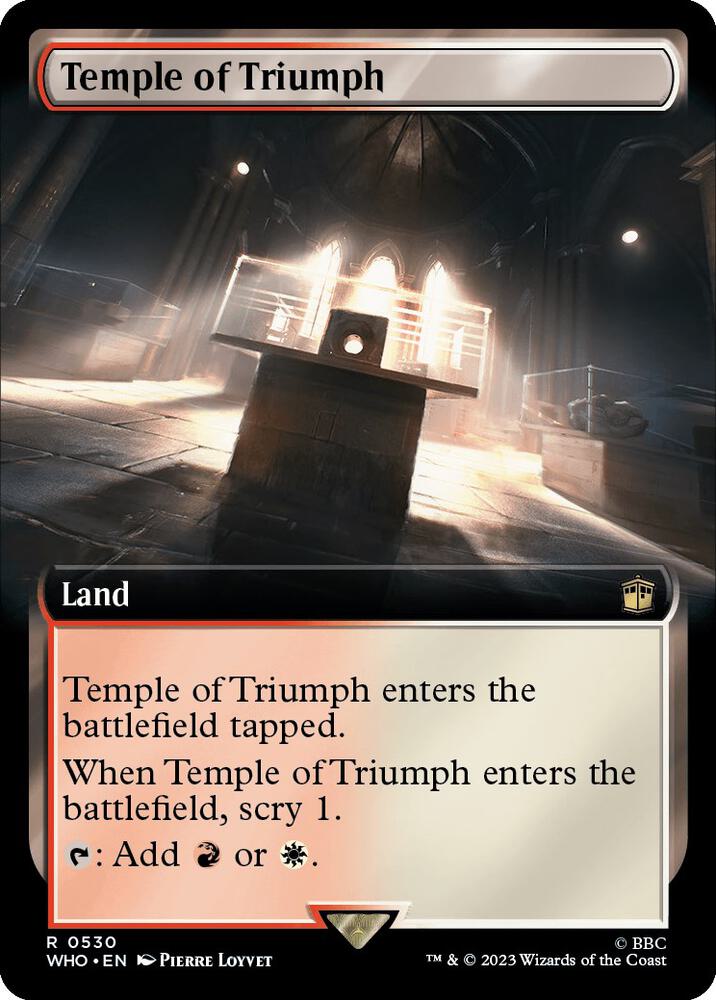Temple of Triumph (Extended Art) [Universes Beyond: Doctor Who] 530