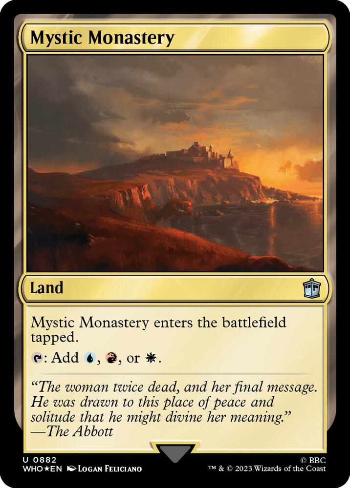 Mystic Monastery (Surge Foil) [Universes Beyond: Doctor Who] 882