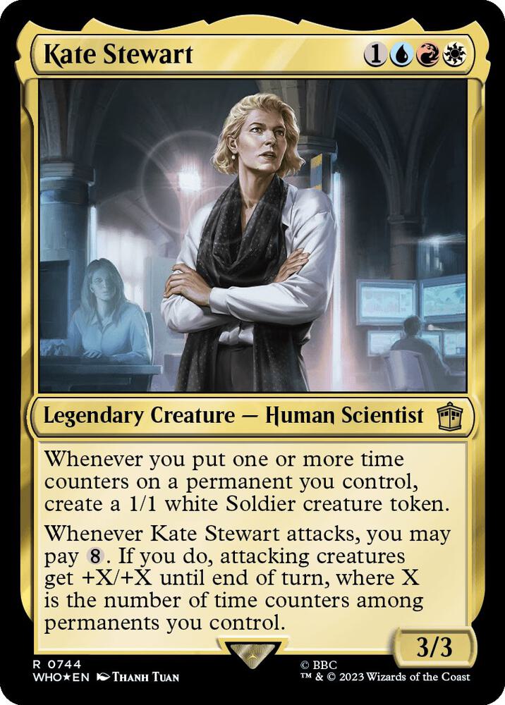 Kate Stewart (Surge Foil) [Universes Beyond: Doctor Who] 744