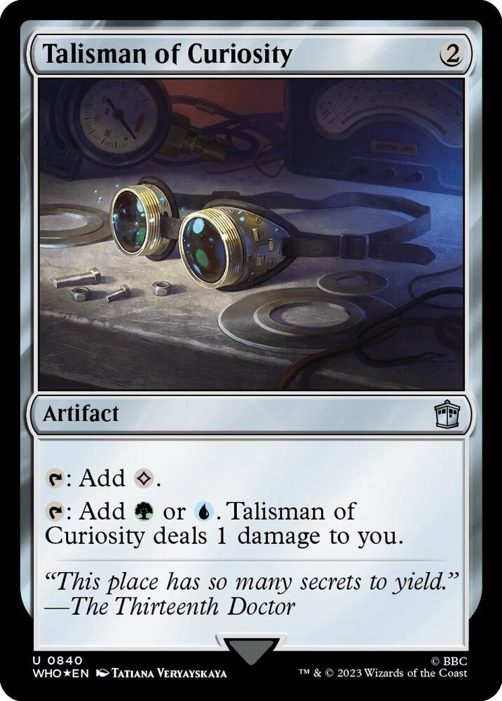 Talisman of Curiosity (Surge Foil) [Universes Beyond: Doctor Who] 840