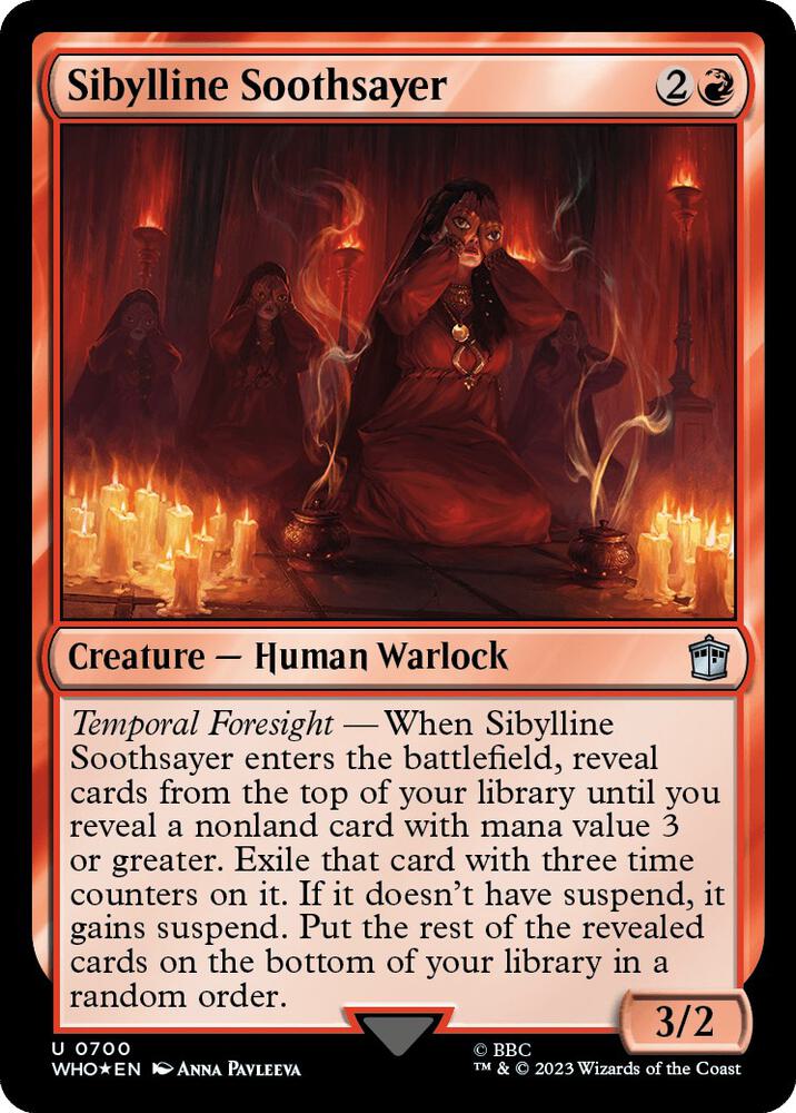 Sibylline Soothsayer (Surge Foil) [Universes Beyond: Doctor Who] 700