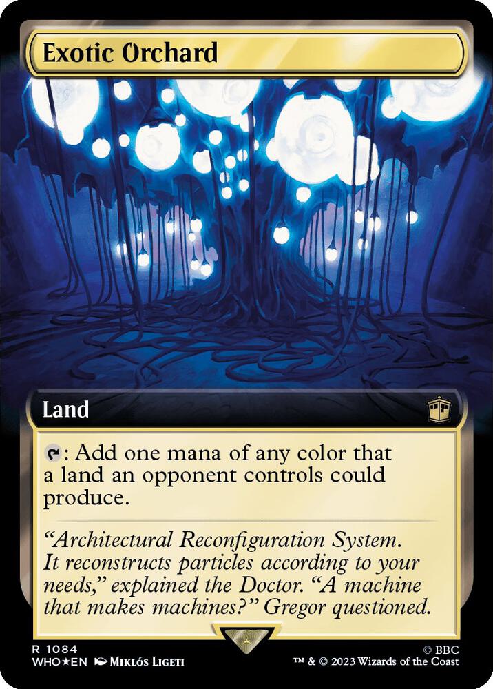 Exotic Orchard (Extended Art) (Surge Foil) [Universes Beyond: Doctor Who] 1084