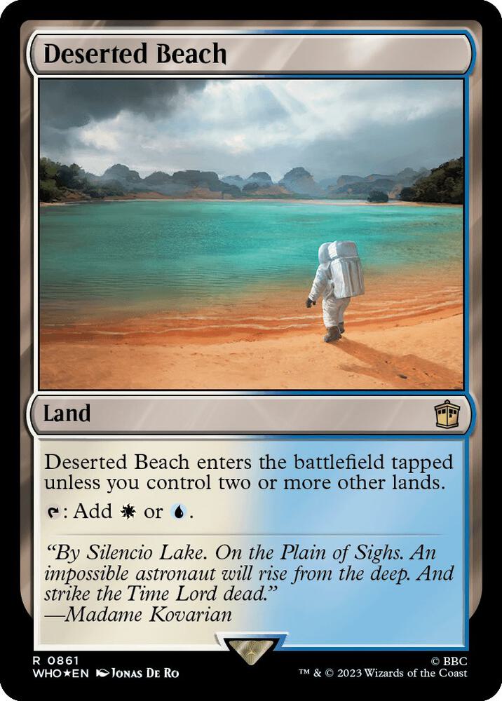 Deserted Beach (Surge Foil) [Universes Beyond: Doctor Who] 861