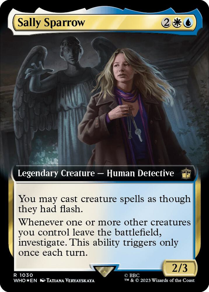 Sally Sparrow (Extended Art) (Surge Foil) [Universes Beyond: Doctor Who] 1030