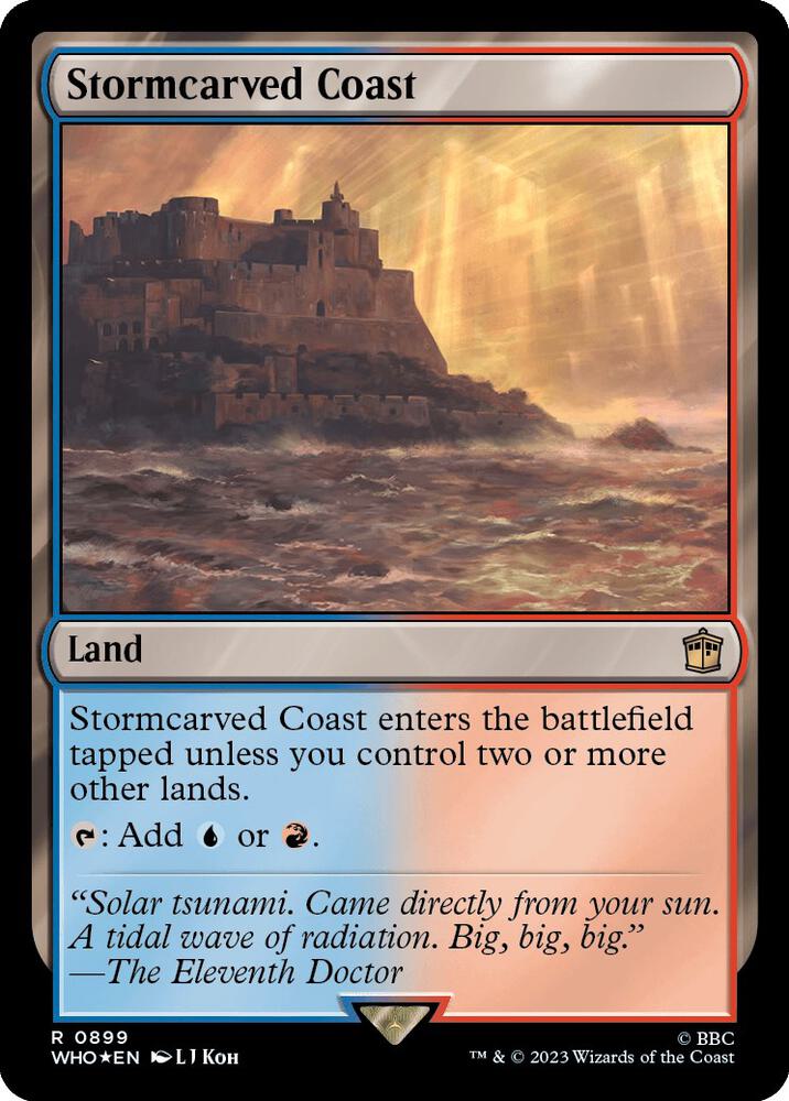 Stormcarved Coast (Surge Foil) [Universes Beyond: Doctor Who] 899