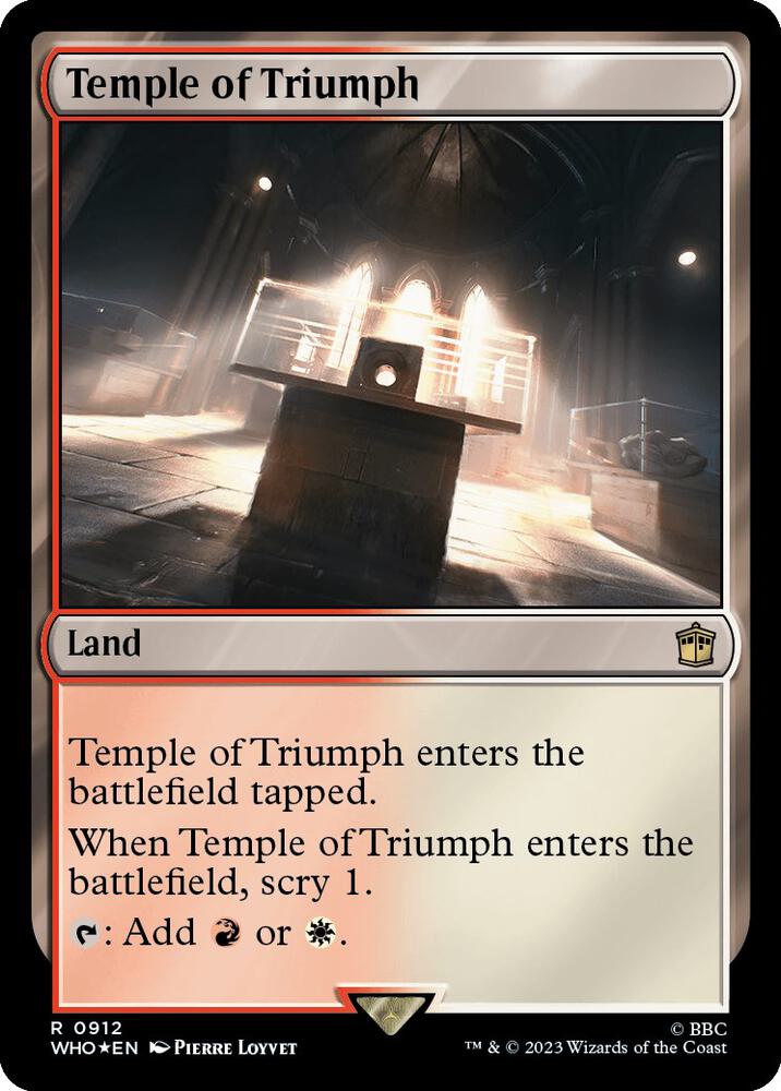 Temple of Triumph (Surge Foil) [Universes Beyond: Doctor Who] 912