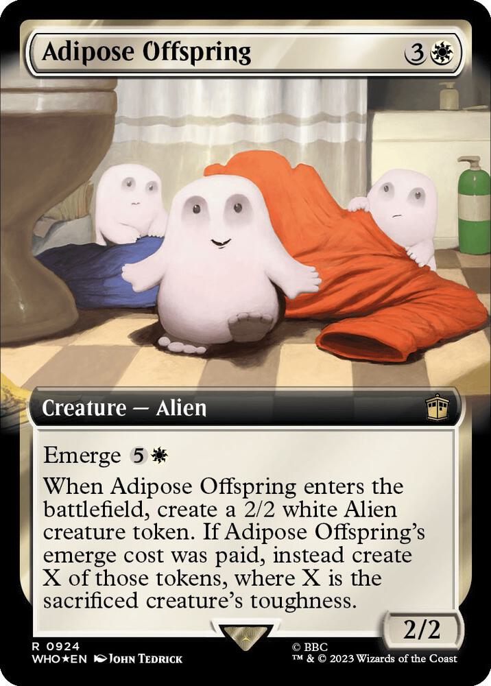 Adipose Offspring (Extended Art) (Surge Foil) [Universes Beyond: Doctor Who] 924