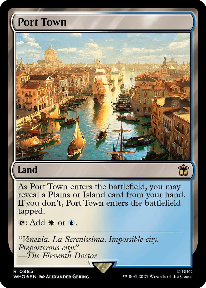 Port Town (Surge Foil) [Universes Beyond: Doctor Who] 885