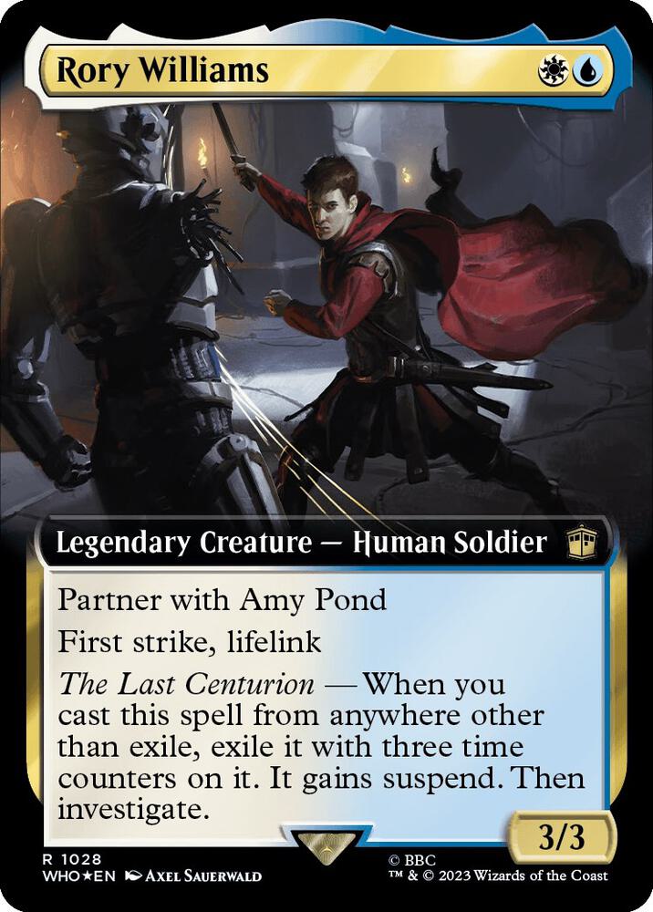 Rory Williams (Extended Art) (Surge Foil) [Universes Beyond: Doctor Who] 1028