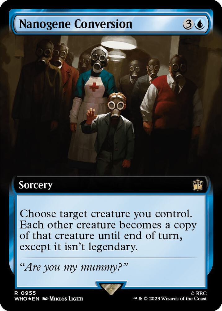 Nanogene Conversion (Extended Art) (Surge Foil) [Universes Beyond: Doctor Who] 955