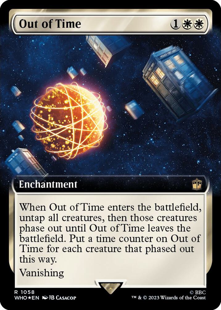 Out of Time (Extended Art) (Surge Foil) [Universes Beyond: Doctor Who] 1058