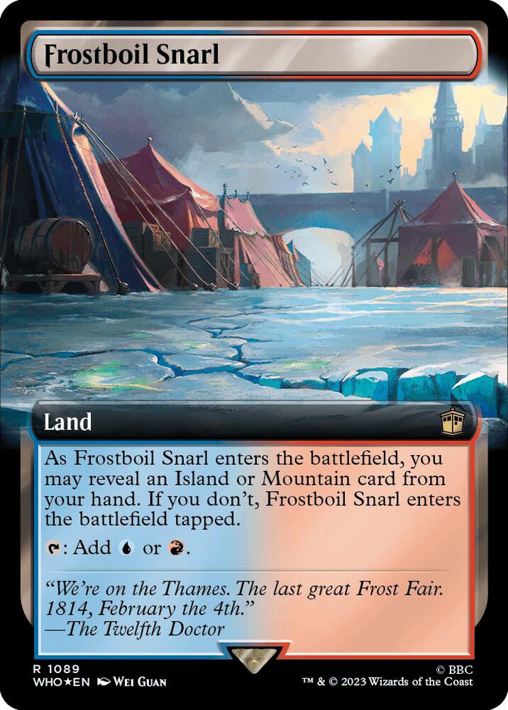 Frostboil Snarl (Extended Art) (Surge Foil) [Universes Beyond: Doctor Who] 1089