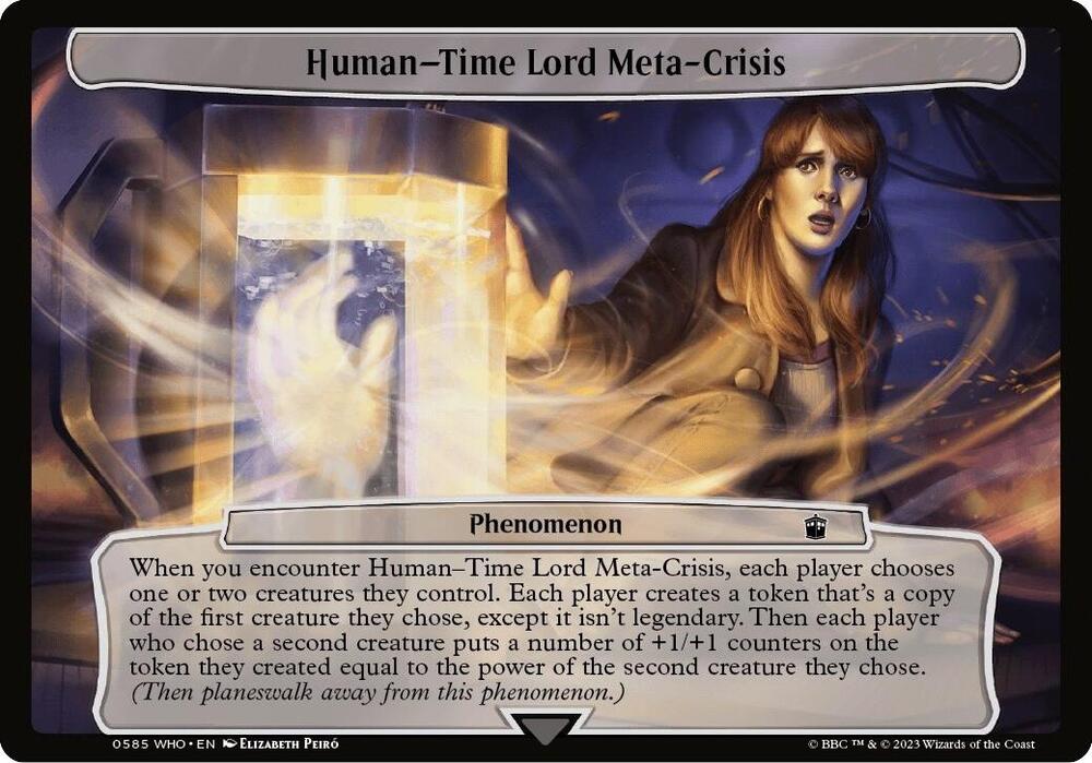 Human-Time Lord Meta-Crisis [Planechase: Universes Beyond: Doctor Who] 585