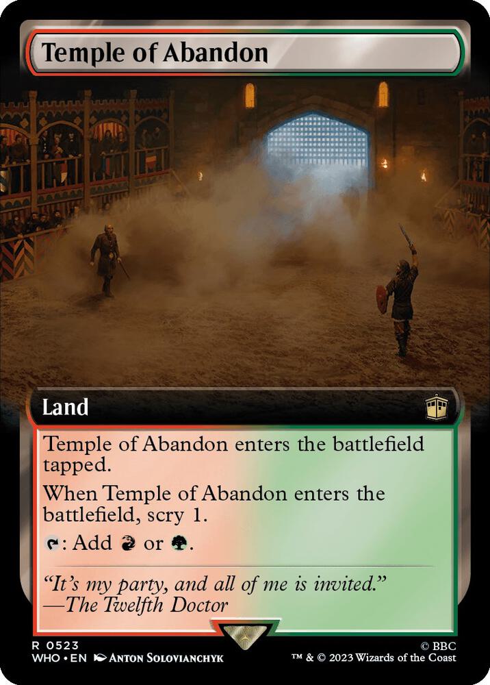 Temple of Abandon (Extended Art) [Universes Beyond: Doctor Who] 523