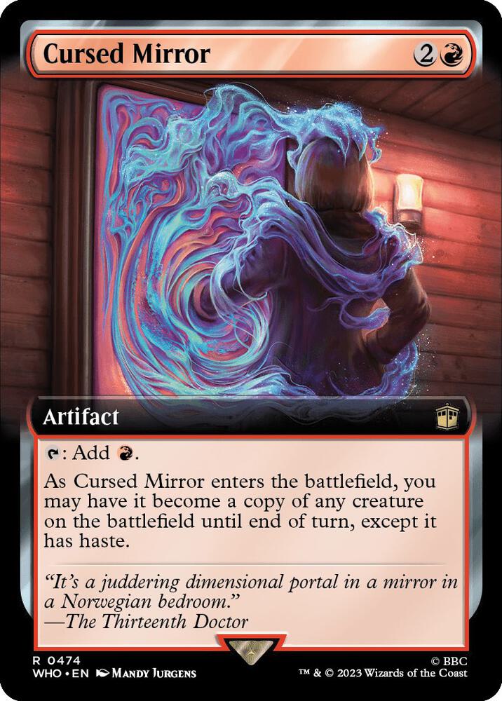 Cursed Mirror (Extended Art) [Universes Beyond: Doctor Who] 474