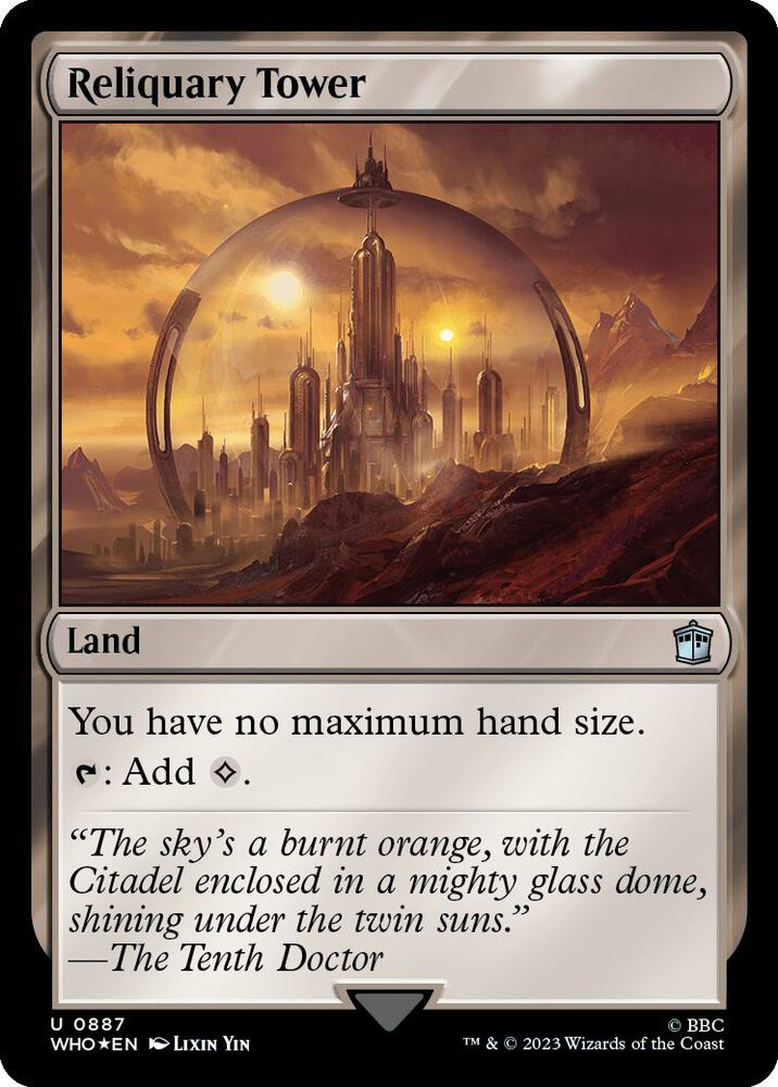 Reliquary Tower (Surge Foil) [Universes Beyond: Doctor Who] 887