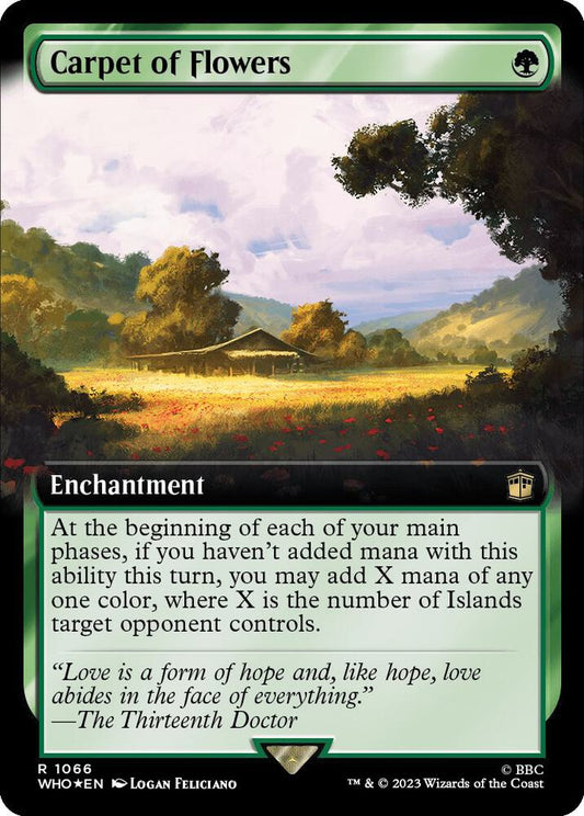 Carpet of Flowers (Extended Art) (Surge Foil) [Universes Beyond: Doctor Who] 1066