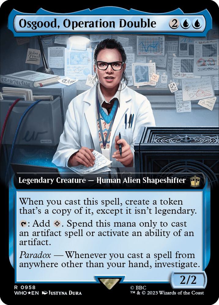Osgood, Operation Double (Extended Art) (Surge Foil) [Universes Beyond: Doctor Who] 958