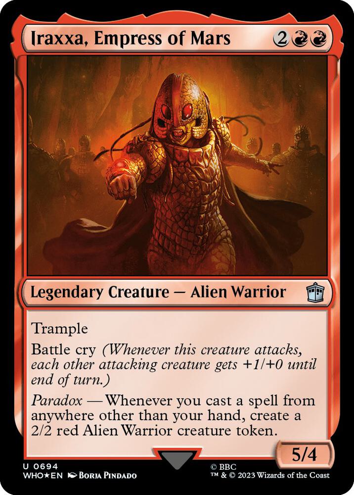 Iraxxa, Empress of Mars (Surge Foil) [Universes Beyond: Doctor Who] 694