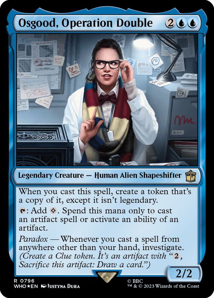 Osgood, Operation Double (Surge Foil) [Universes Beyond: Doctor Who] 796
