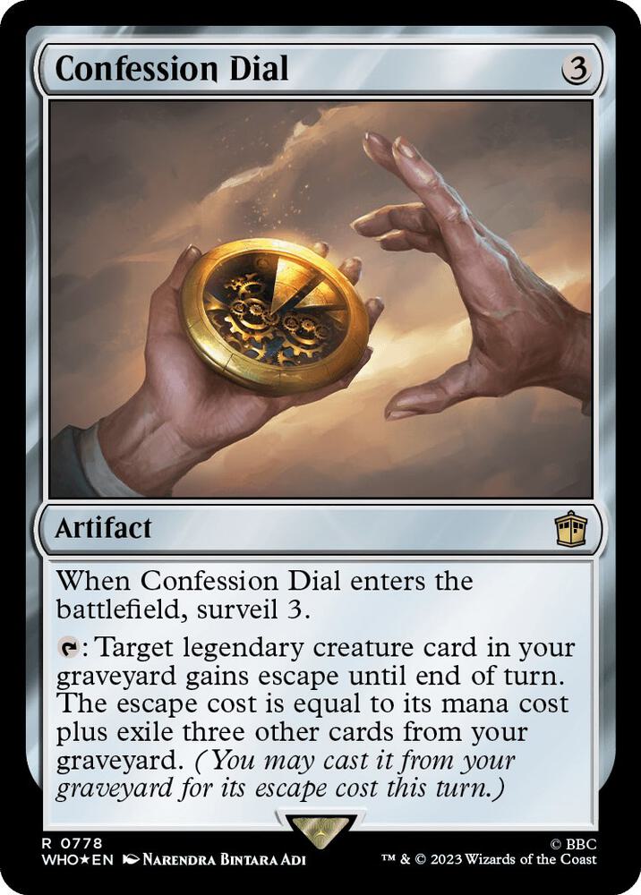 Confession Dial (Surge Foil) [Universes Beyond: Doctor Who] 778