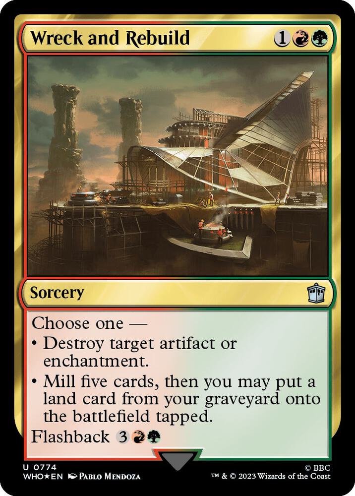 Wreck and Rebuild (Surge Foil) [Universes Beyond: Doctor Who] 774