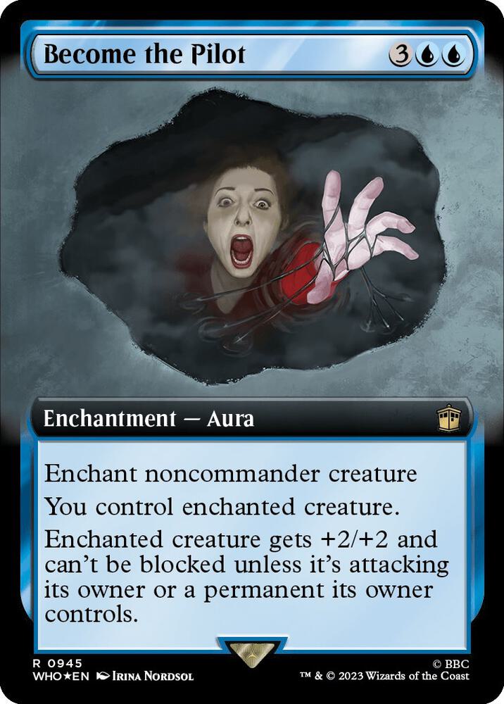 Become the Pilot (Extended Art) (Surge Foil) [Universes Beyond: Doctor Who] 945