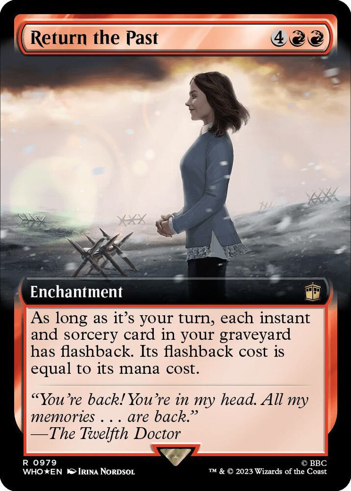 Return the Past (Extended Art) (Surge Foil) [Universes Beyond: Doctor Who] 979