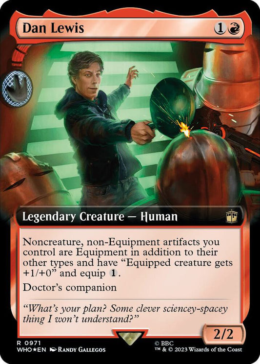 Dan Lewis (Extended Art) (Surge Foil) [Universes Beyond: Doctor Who] 971