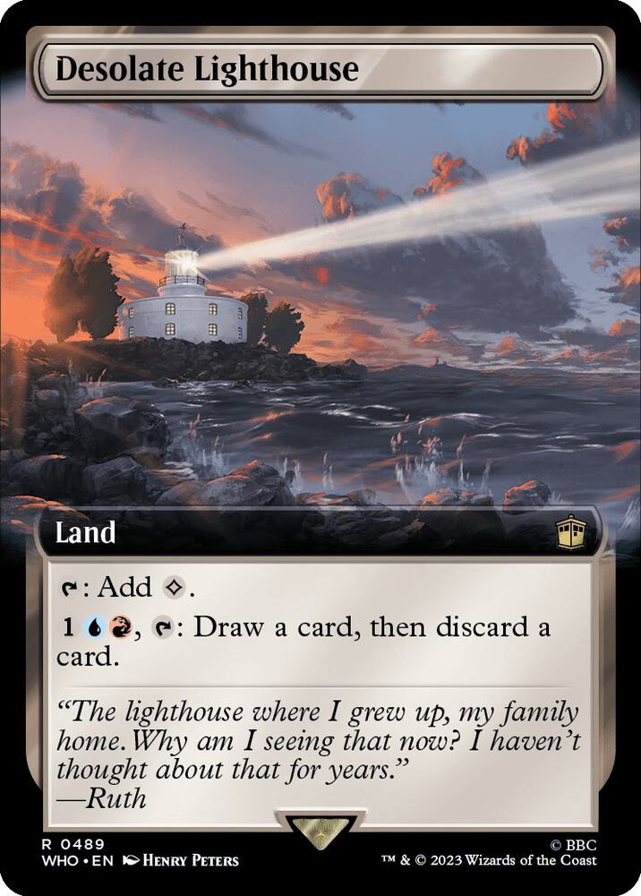 Desolate Lighthouse (Extended Art) [Universes Beyond: Doctor Who] 489