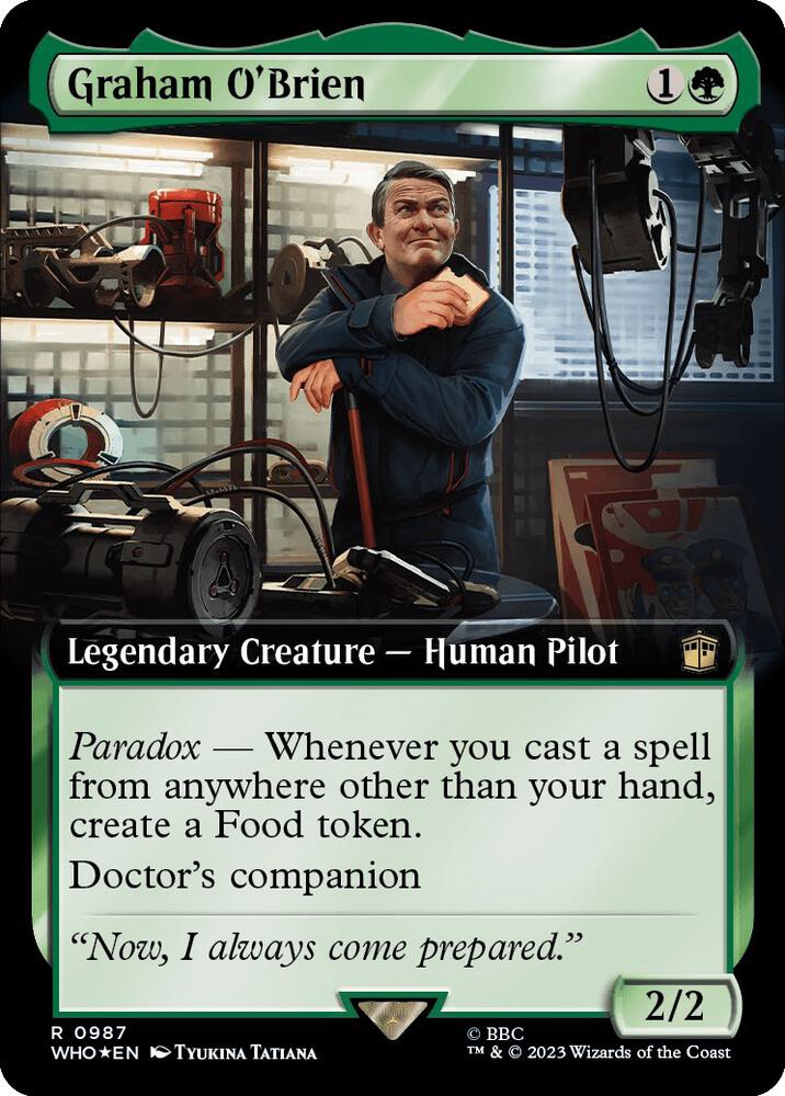 Graham O'Brien (Extended Art) (Surge Foil) [Universes Beyond: Doctor Who] 987