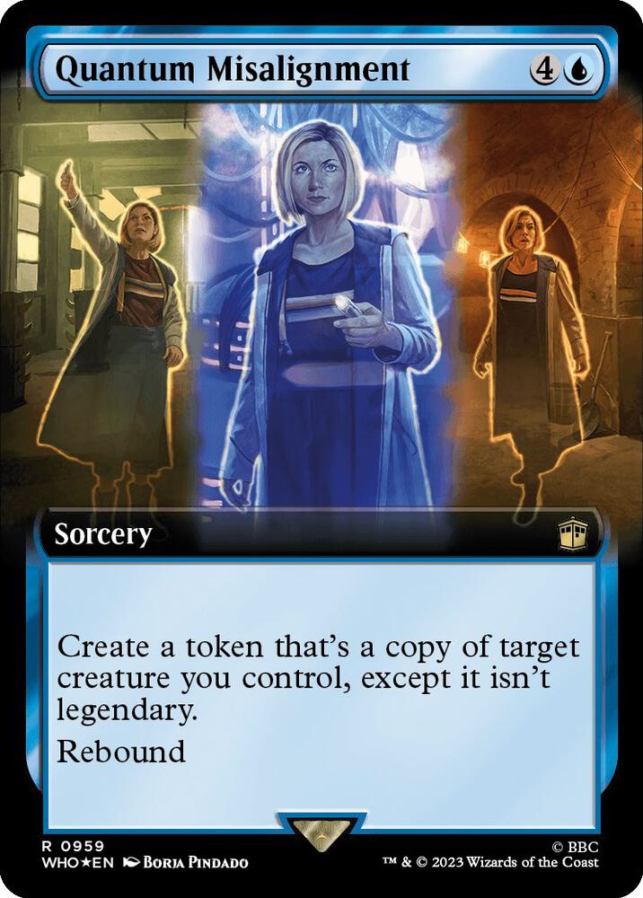 Quantum Misalignment (Extended Art) (Surge Foil) [Universes Beyond: Doctor Who] 959